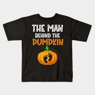 Halloween Pregnancy 2022 For Men Expecting Pumpkin Costume Shirt Kids T-Shirt